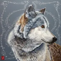 L'âme de la forêt II (Loup)